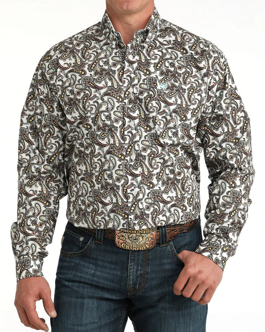 Cinch Mens Classic Fit Button Down L/S Shirt - MTW1106059