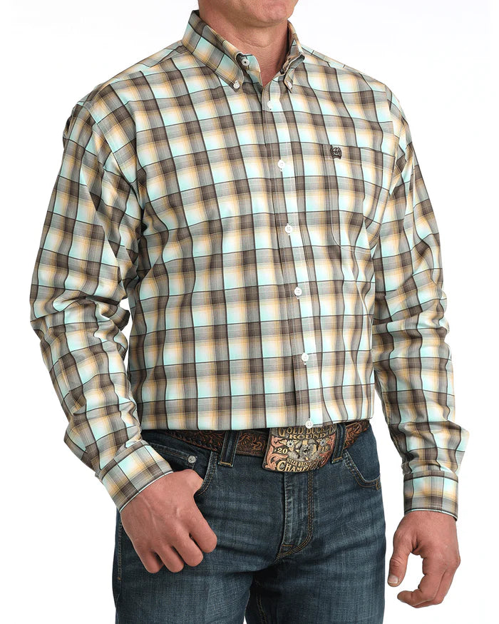 Cinch Mens Classic Fit Button Down L/S Shirt - MTW1106067