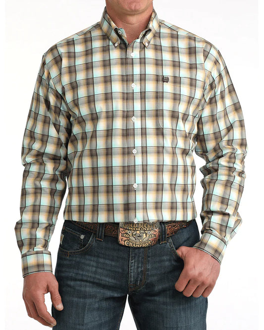 Cinch Mens Classic Fit Button Down L/S Shirt - MTW1106067