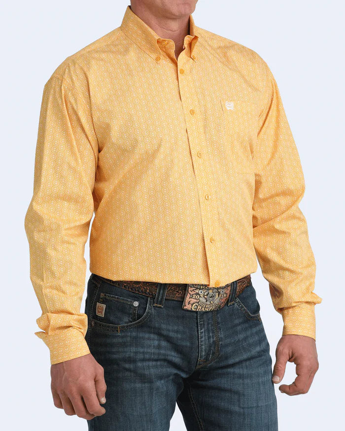 Cinch Mens Classic Fit Button Down L/S Shirt - MTW1106070