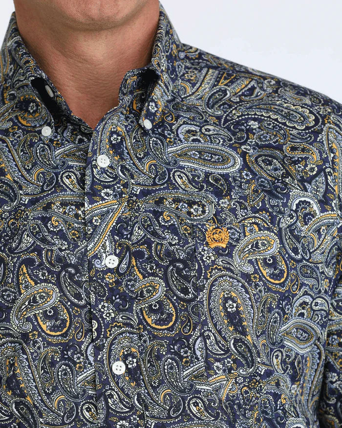 Cinch Mens Classic Fit Button Down L/S Shirt - MTW1106072