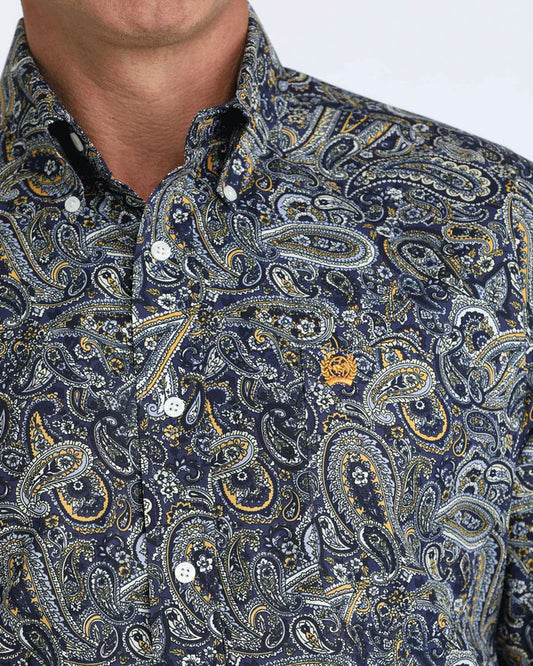 Cinch Mens Classic Fit Button Down L/S Shirt - MTW1106072