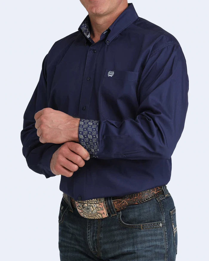 Cinch Mens Classic Fit Button Down L/S Shirt - MTW1106074