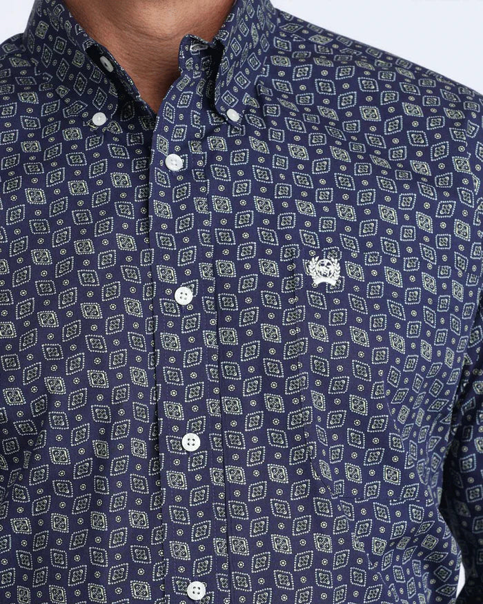 Cinch Mens Classic Fit Button Down L/S Shirt - MTW1106075