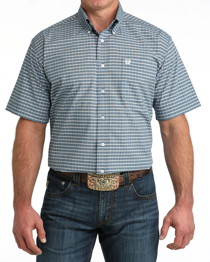 Cinch Mens Classic Fit Button Down S/S Shirt - MTW1111503