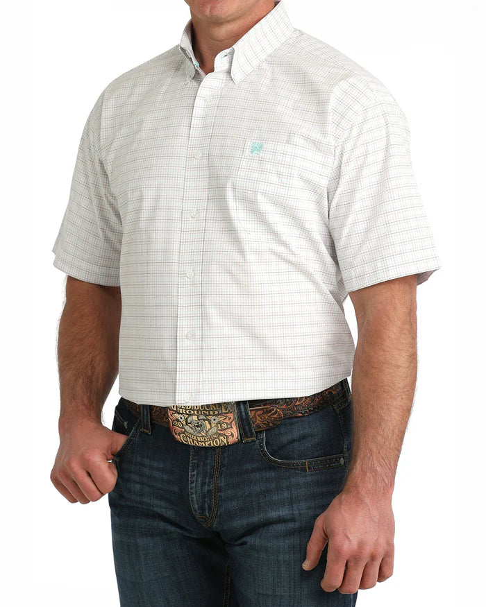 Cinch Mens Classic Fit Button Down S/S Shirt - MTW1111510