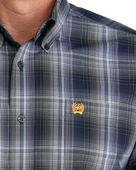 Cinch Mens Classic Fit Button Down S/S Shirt - MTW1111516