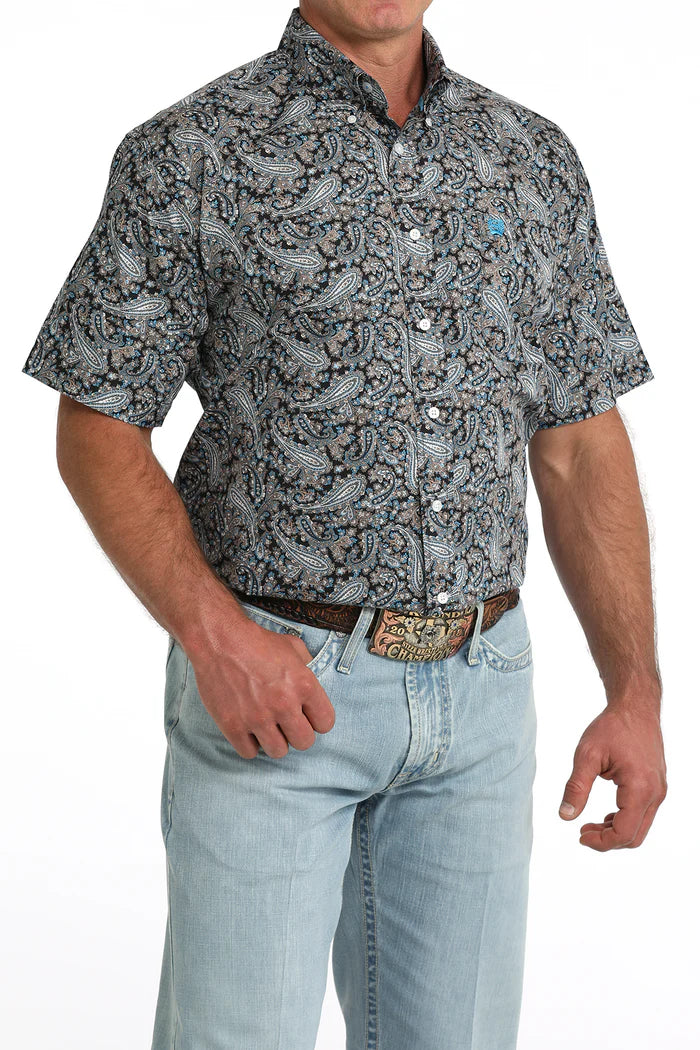 Cinch Mens Classic Fit Button Down S/S Shirt - MTW1111522