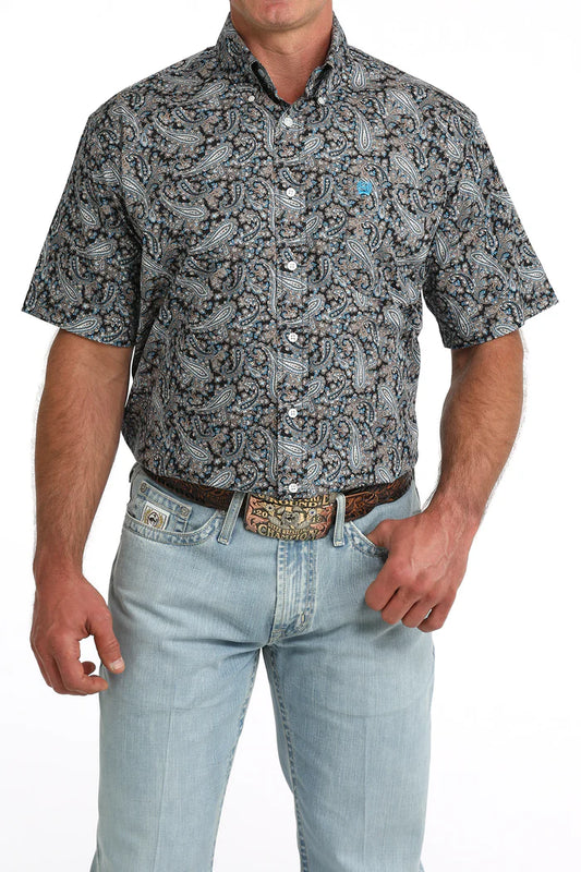 Cinch Mens Classic Fit Button Down S/S Shirt - MTW1111522