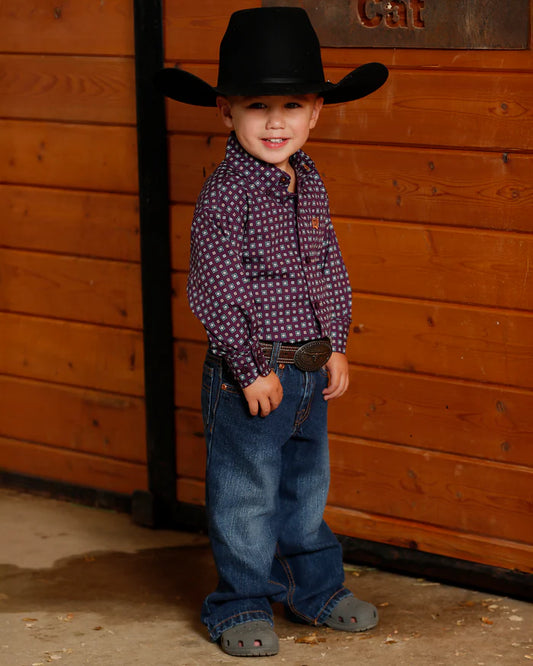 Cinch Infant Boys L/S Shirt - MTW7062390 - Purple