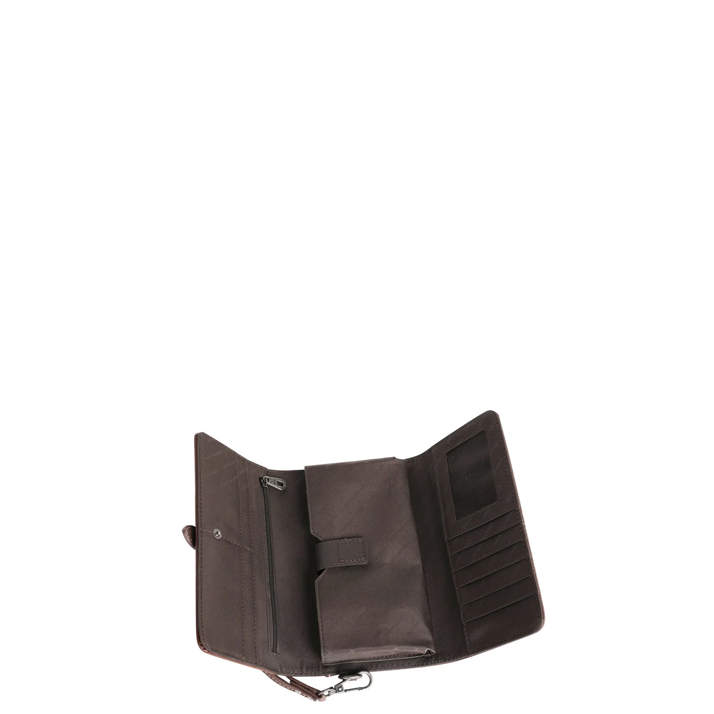 Montana West Tooled/Buckle Collection Wallet - Coffee - MW1176-W018