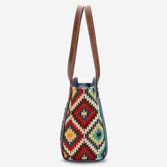 Montana West Aztec Jean Denim Tote - Jean