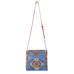Montana West Aztec Jean Denim Crossbody Bag - Jean
