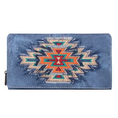 Montana West Aztec Jean Denim Wallet - Jean