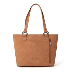 Montana West Embroidered Aztec Carry Tote Bag - Brown
