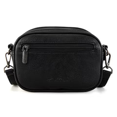 Montana West Tooled Crossbody Bag - Black