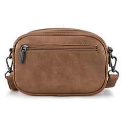 Montana West Tooled Crossbody Bag - Brown
