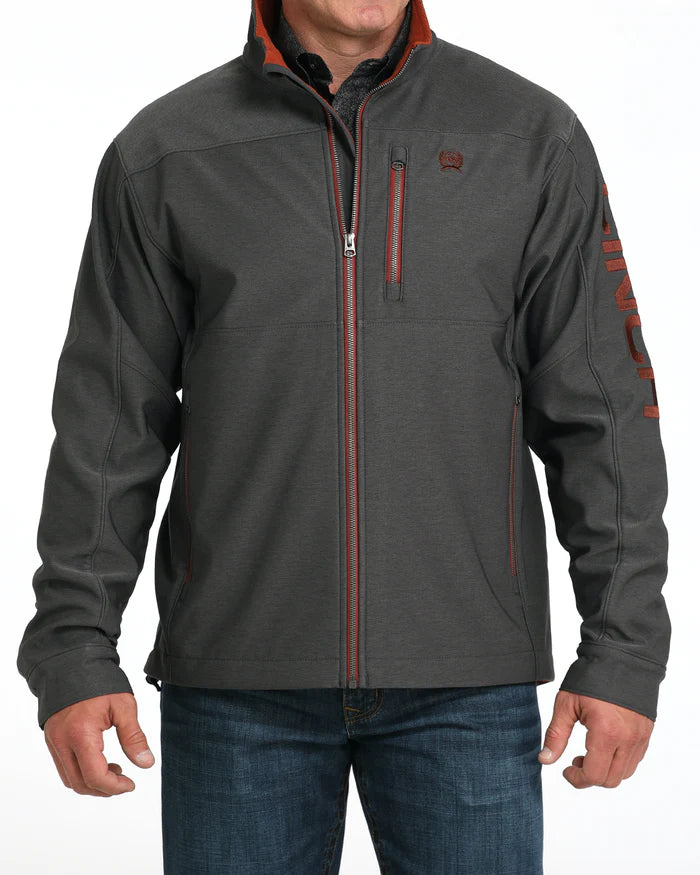 Cinch Mens Bonded Jacket - Charcoal - MWJ1583010