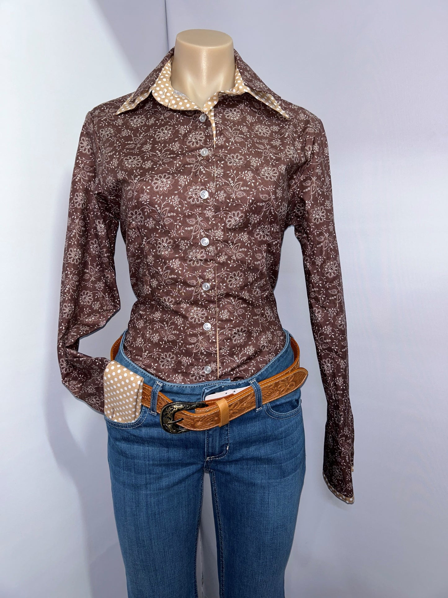 Netties Ladies Scottie Fitted L/S Shirt