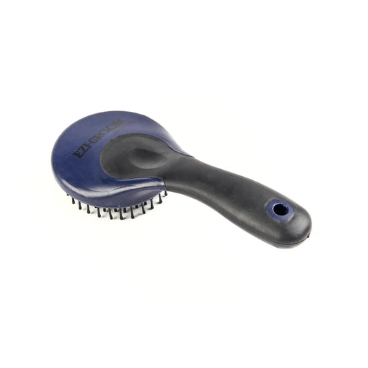 Shires EZI-GROOM Grip Mane & Tail Brush Navy - SEEG1366N