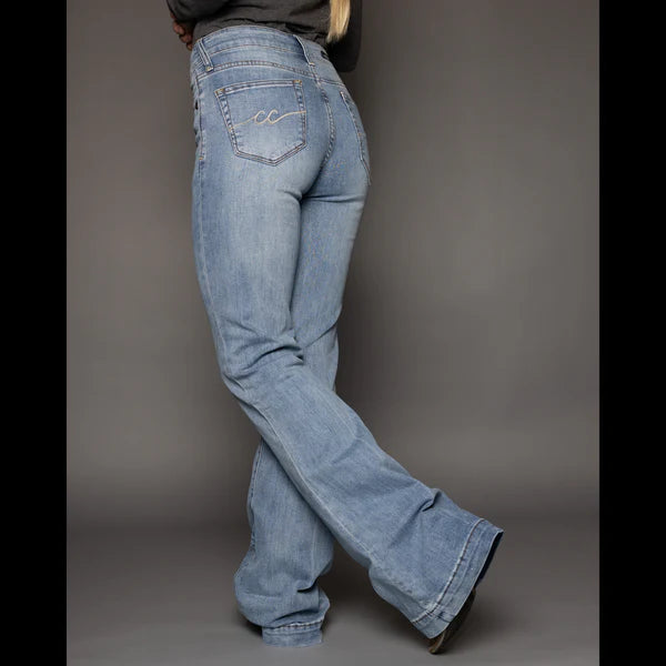 CC Western Ladies Carissa Light Wash Jeans - Light Wash - CC Carissa