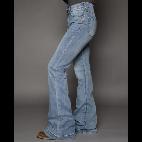 CC Western Ladies Carissa Light Wash Jeans - Light Wash - CC Carissa