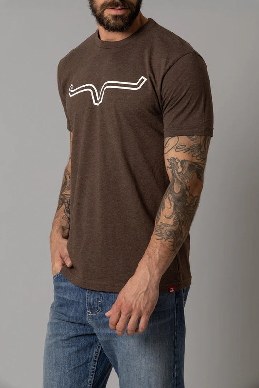 Kimes Ranch Mens Outlier Tee Shirt - Espresso