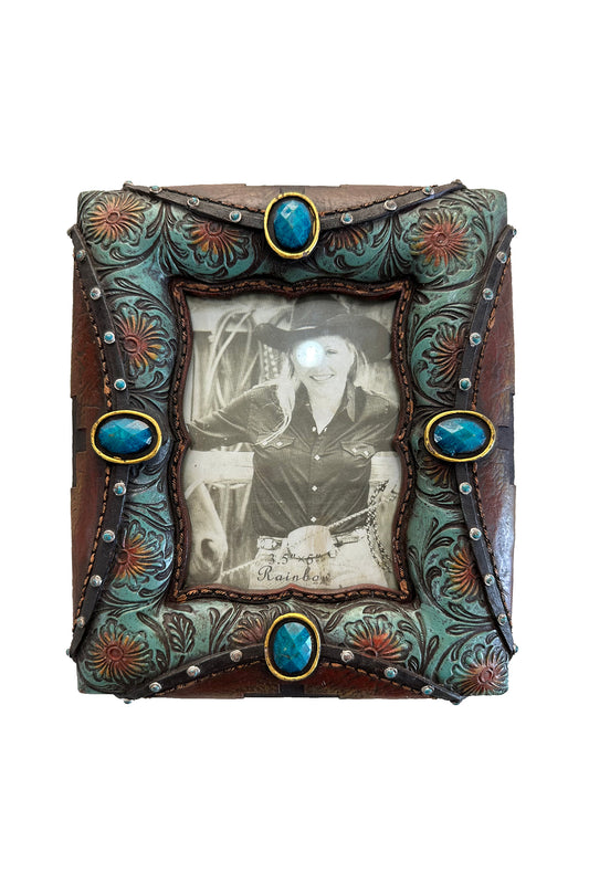 Pure Western Studded Picture Frame - 3.5" x 5" - P3S1901GFT