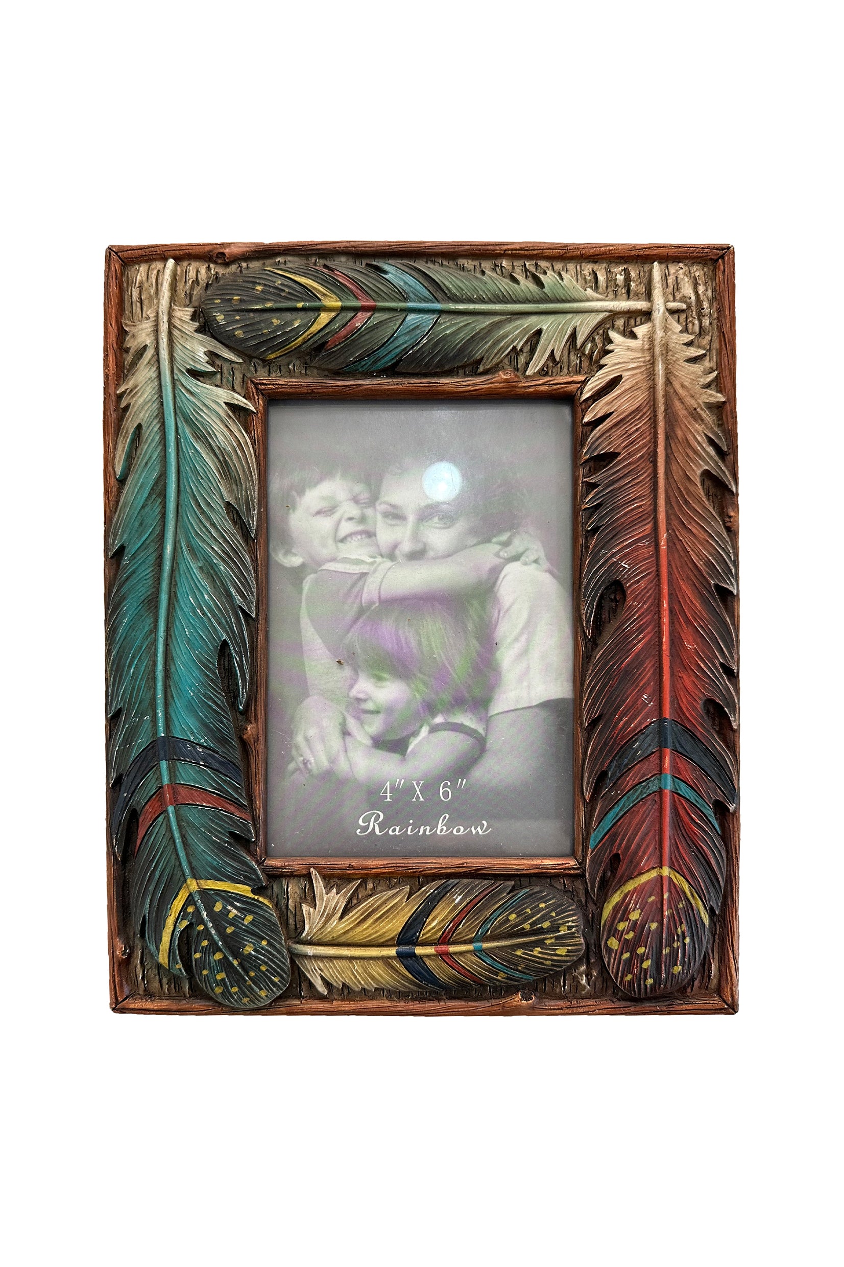 Pure Western Feather Picture Frame - 4