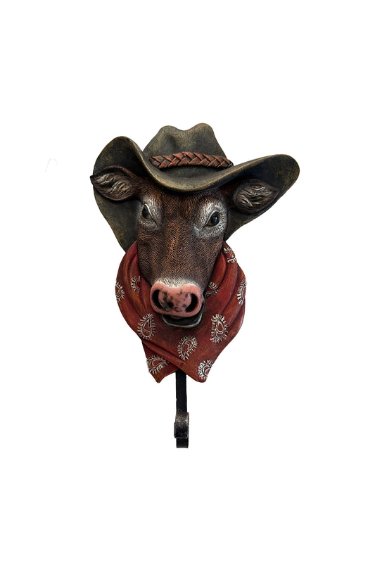 Pure Western Cow Wall Hook - P3S1913GFT