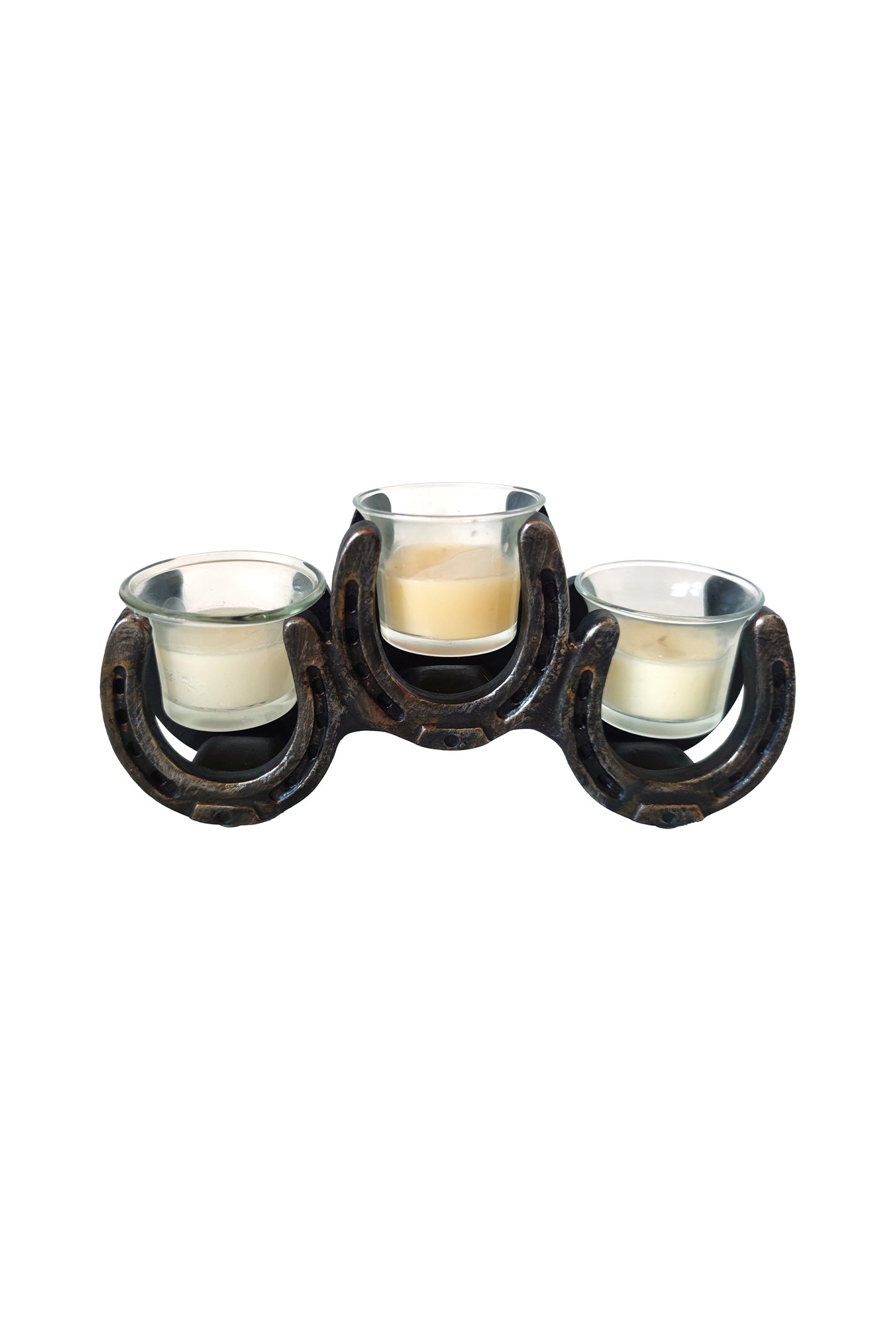 Pure Western Horse Shoe Candle Holder - P3S1928GFT