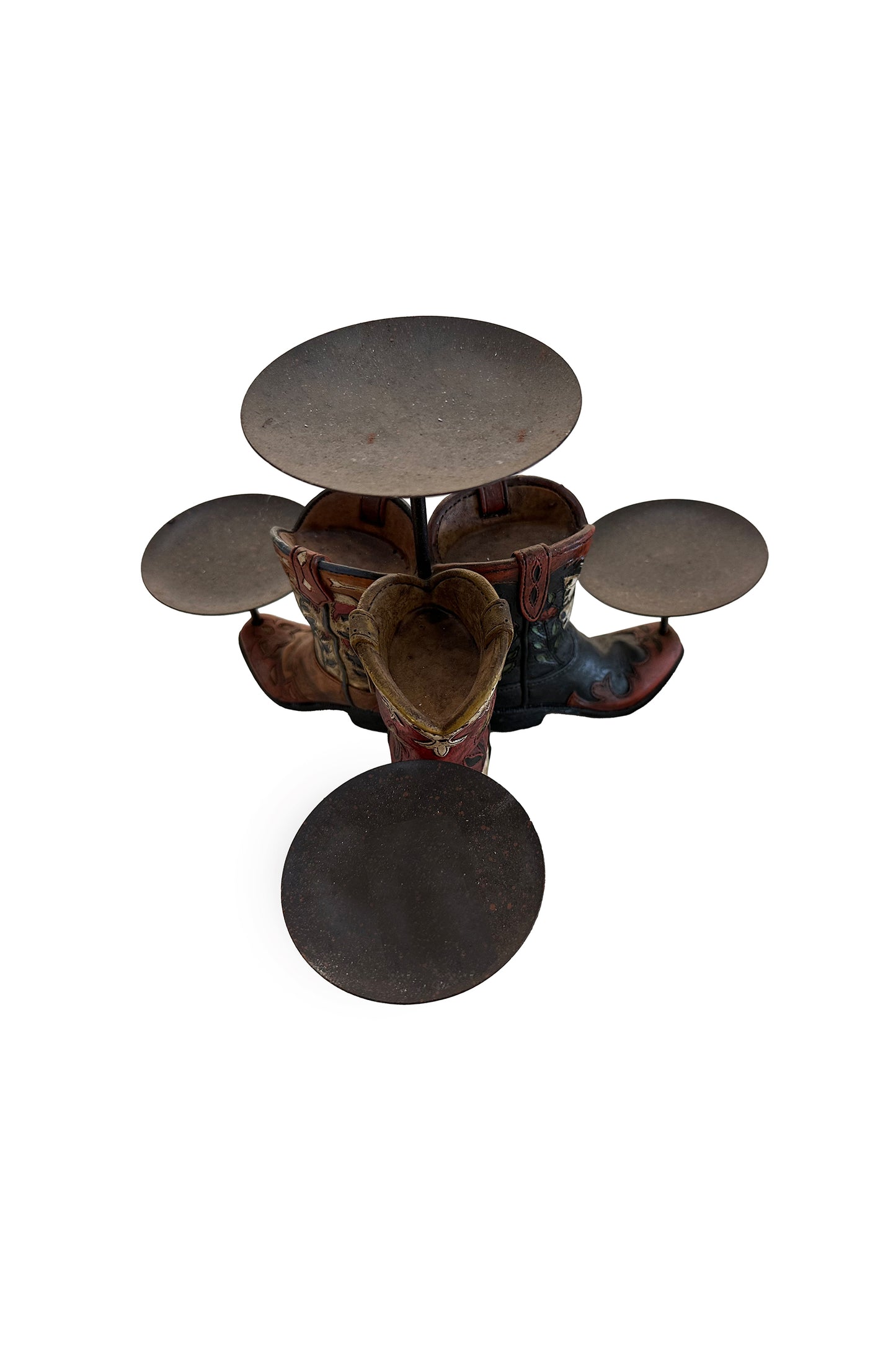 Pure Western Boot Candle Holder - P3S1931GFT