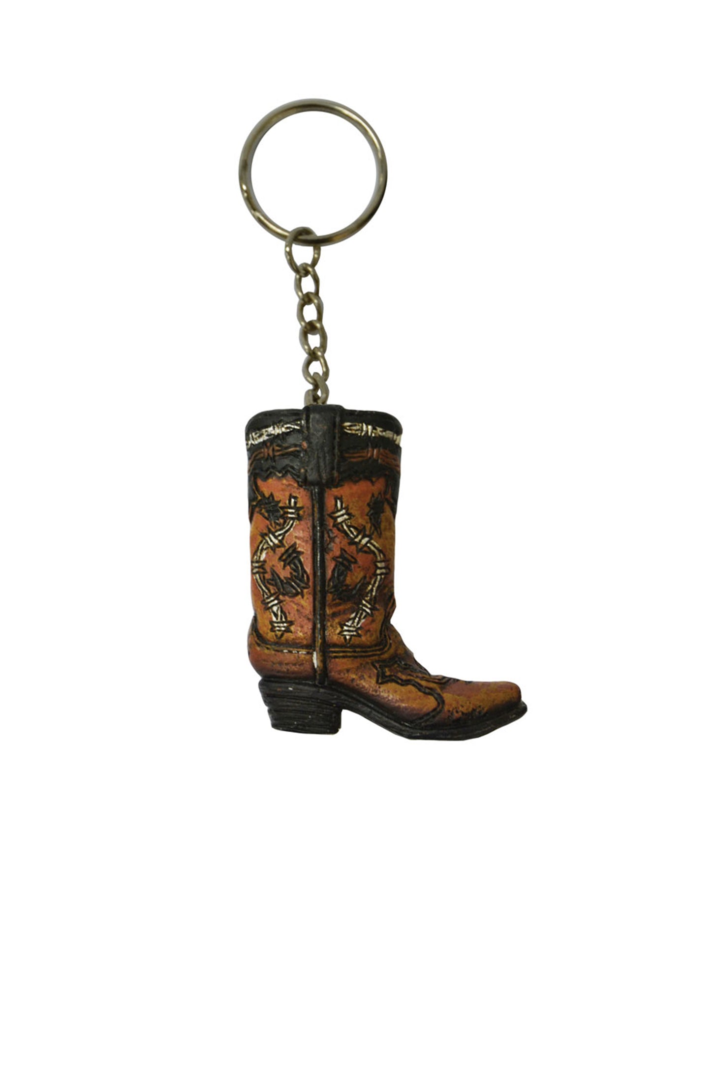 Pure Western Boot Horseshoe Keychain - P3S1938GFT