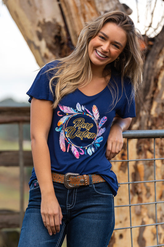 Pure Western Ladies S/S Tee - P3S2577687