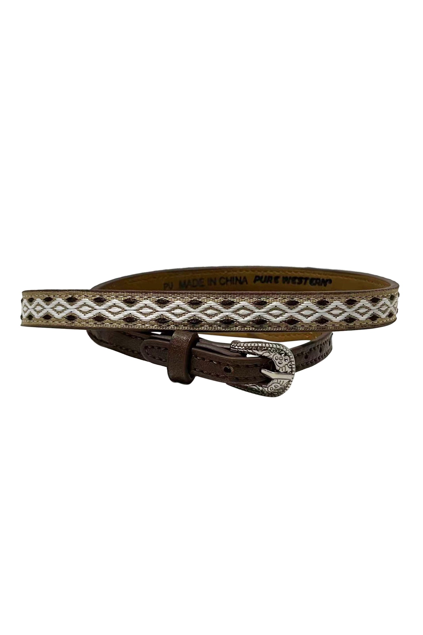 Pure Western Drew Hat Band - Tan/Natural - P3S2994BND