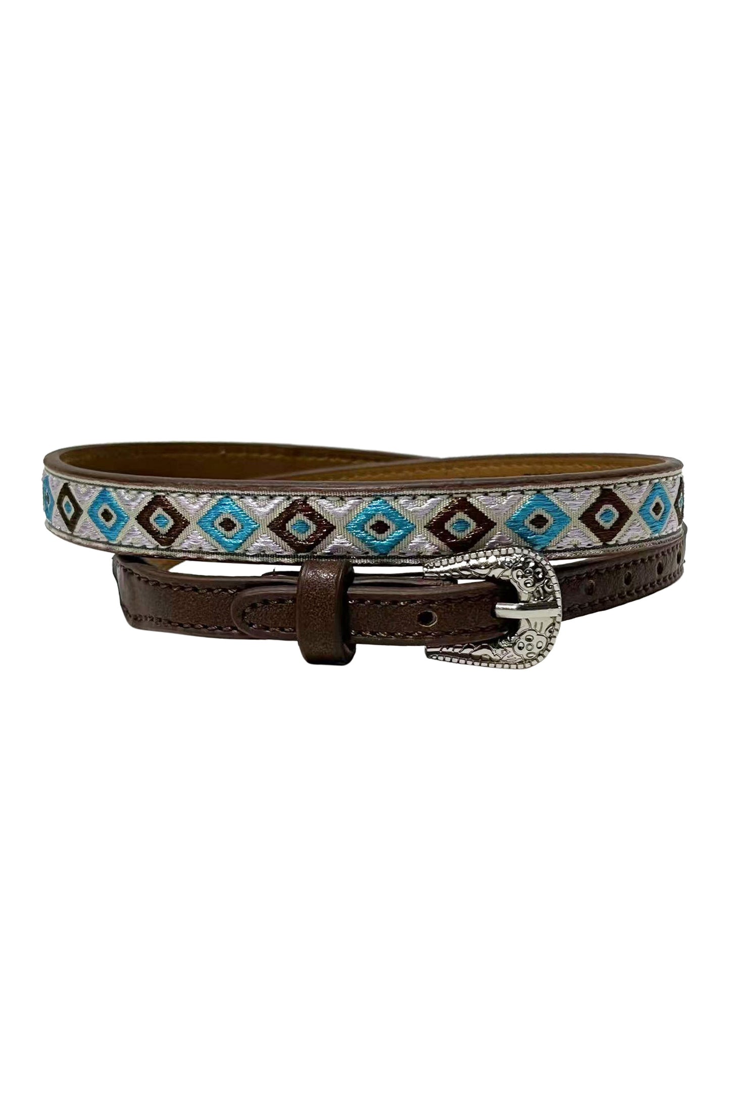 Pure Western Alex Hat Band - Tan/Blue - P3S2995BND
