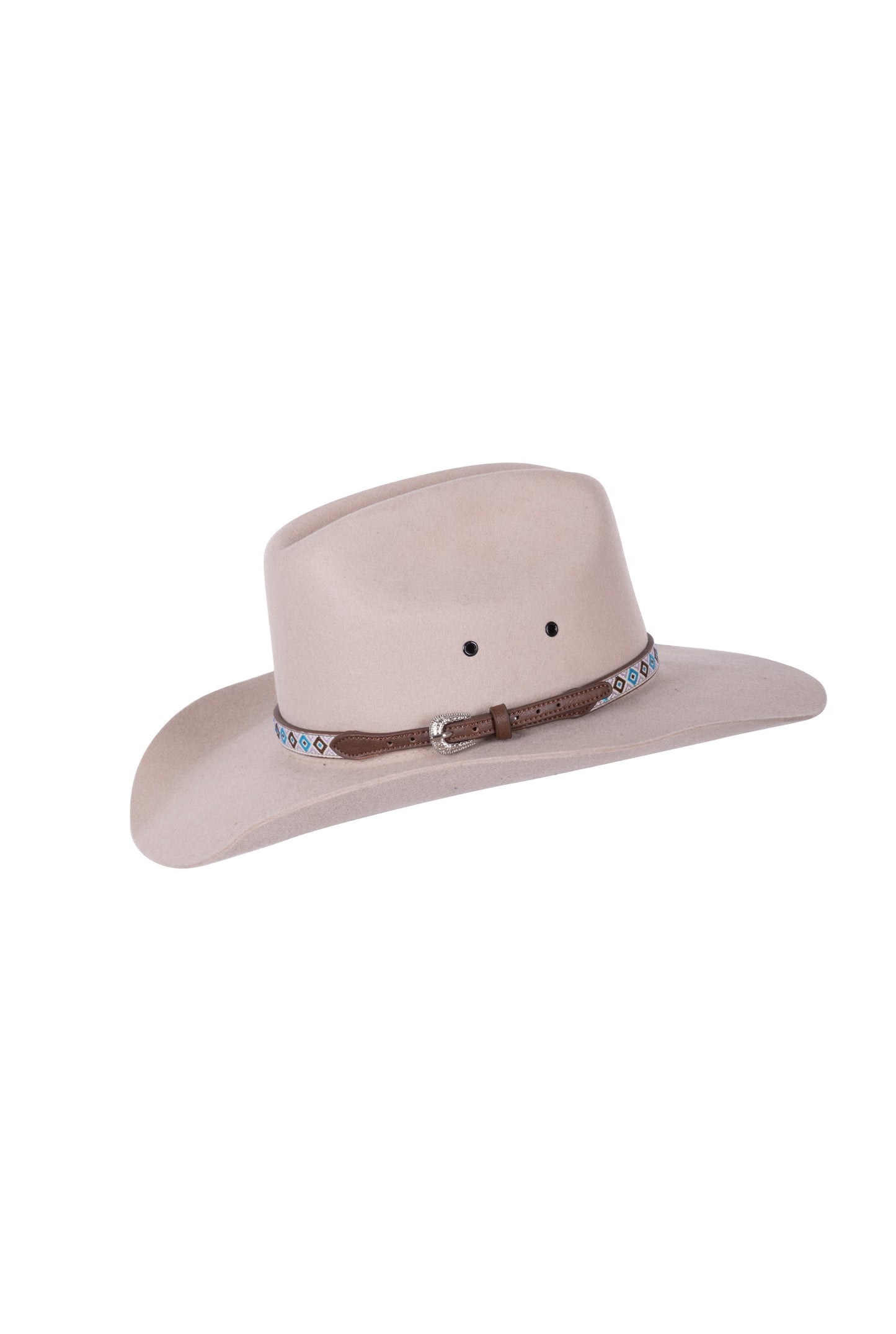 Pure Western Alex Hat Band - Tan/Blue - P3S2995BND