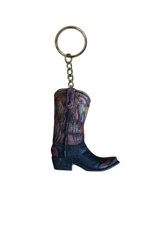 Pure Western Brown Boot Keyring - P4S1948GFT
