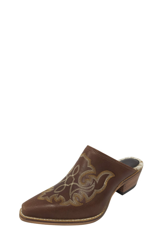 Pure Western Ladies Gleeson Mule Boot - TAN - ON SALE - P4S28467