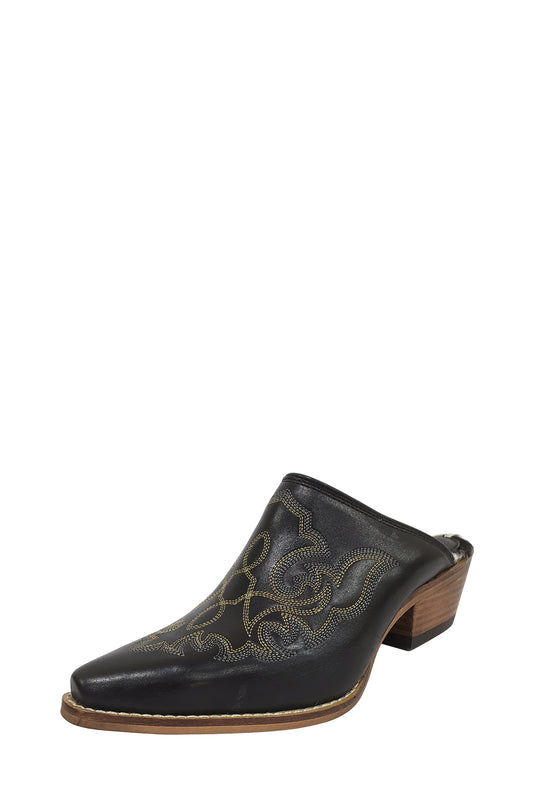Pure Western Ladies Gleeson Mule Boot - BLACK - ON SALE