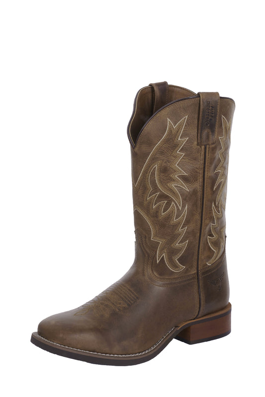 Pure Western Mens Laramie Boot - Oiled Brown/Brown - P4W18225