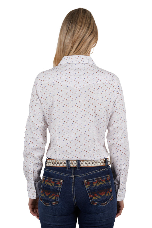 Pure Western Ladies L/S Shirt - P4W2127903