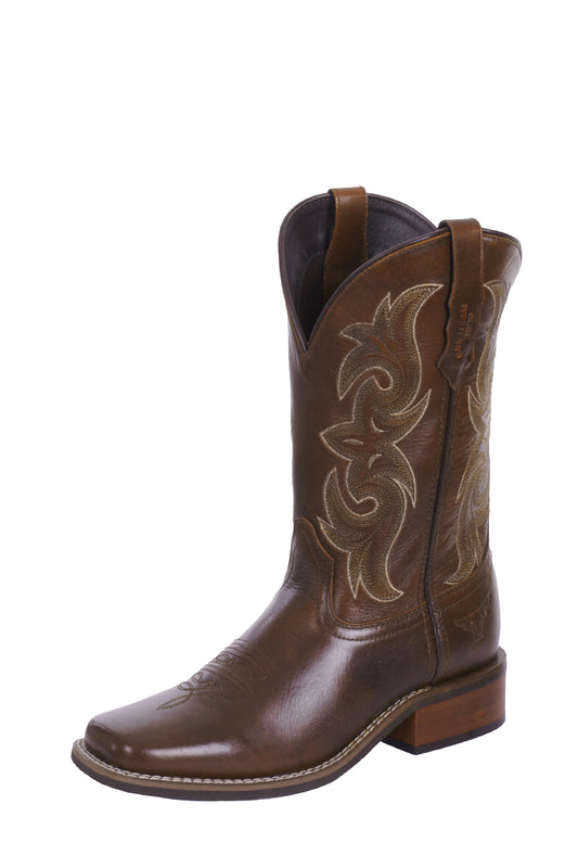 Pure Western Ladies Pendleton Boot - Dark Brown - P4W28440