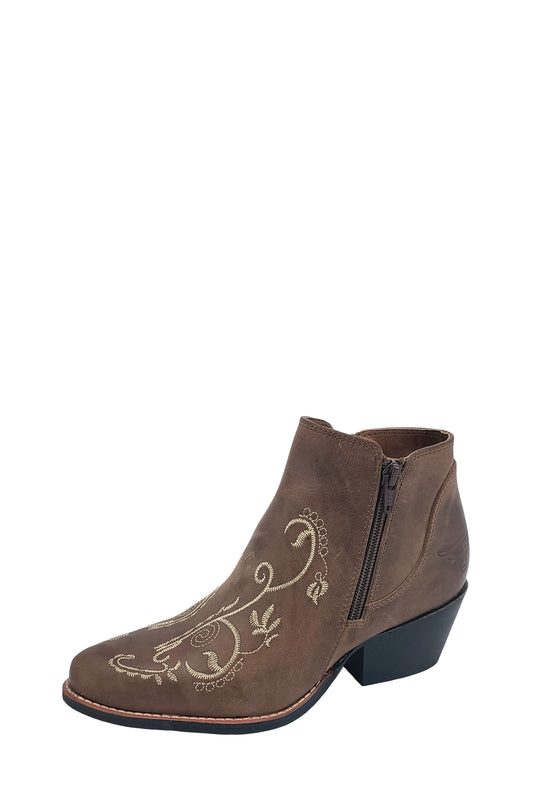 Pure Western Ladies Odessa Boot - Aged Bark - P4W28453