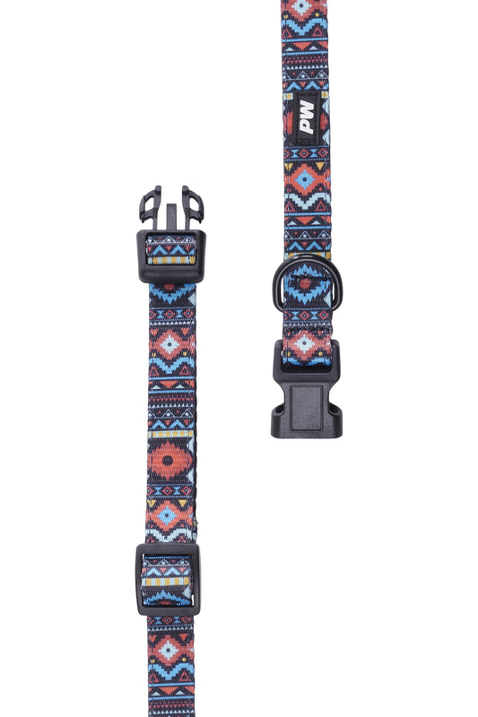 Pure Western Billie Dog Collar - Blue - P4W2923CLR