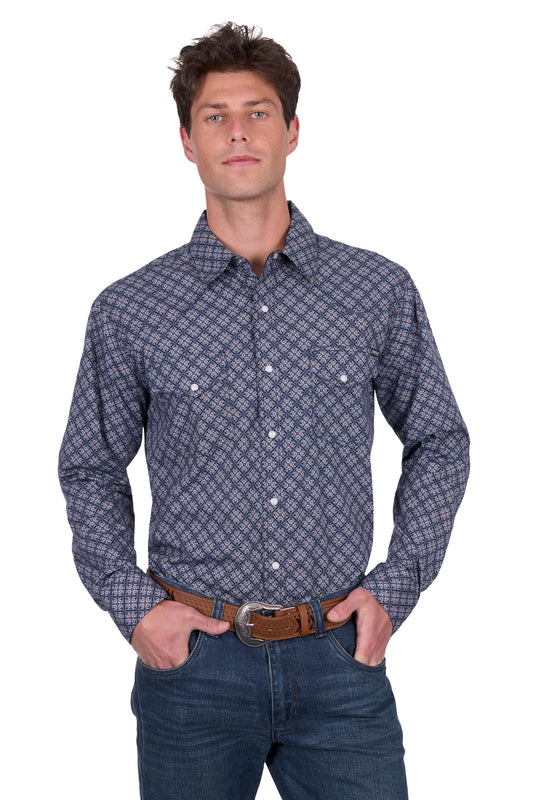 Pure Western Mens L/S Shirt - P5S1100070