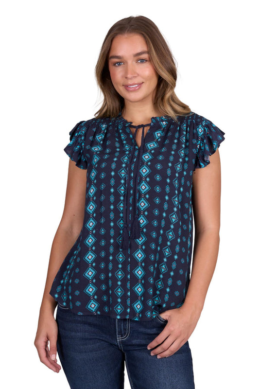 Pure Western Ladies Estella Sleeveless Blouse - P5S2572114