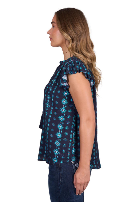 Pure Western Ladies Estella Sleeveless Blouse - P5S2572114