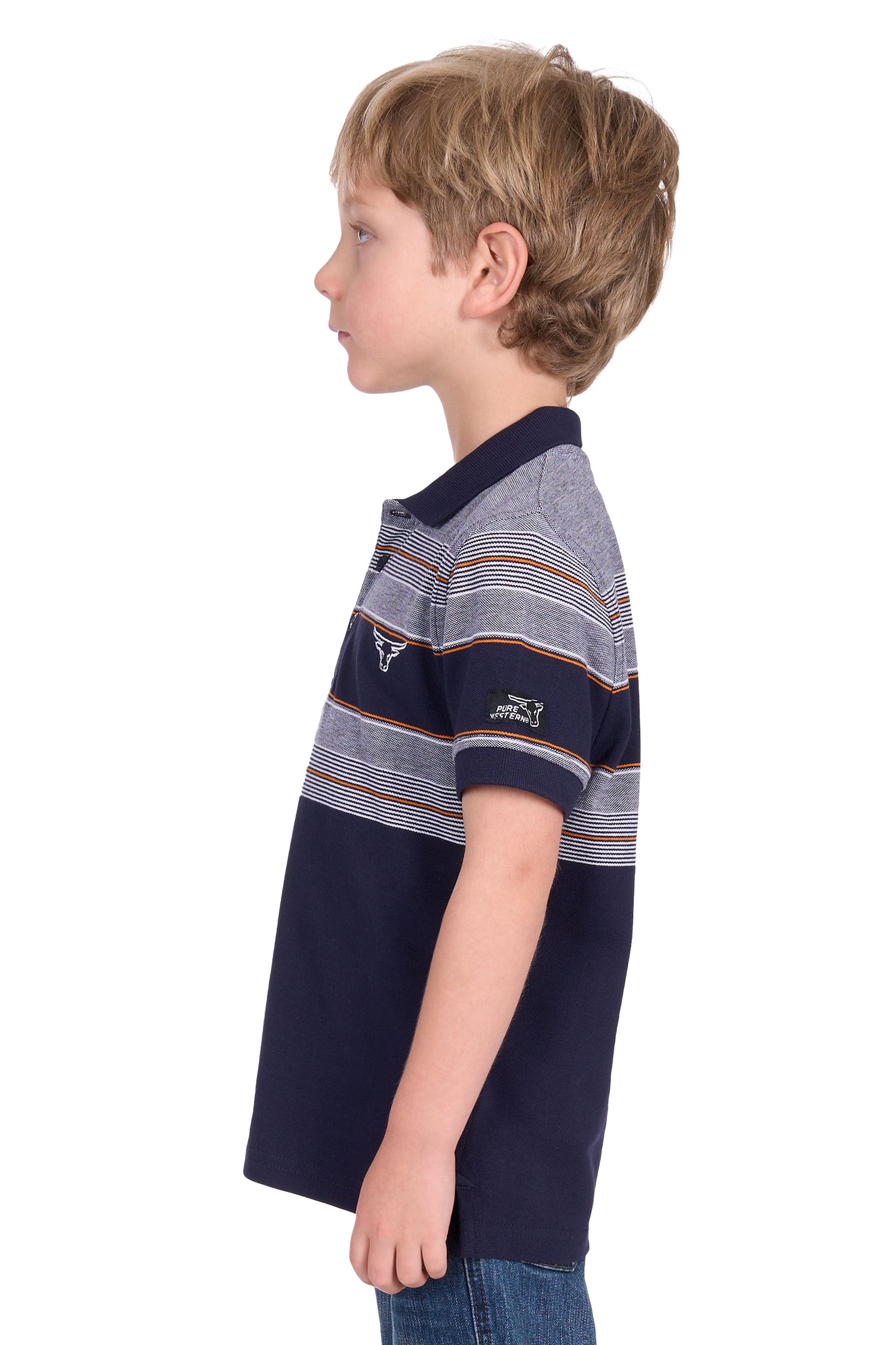 Pure Western Boys Brad S/S Polo - P5S3500079