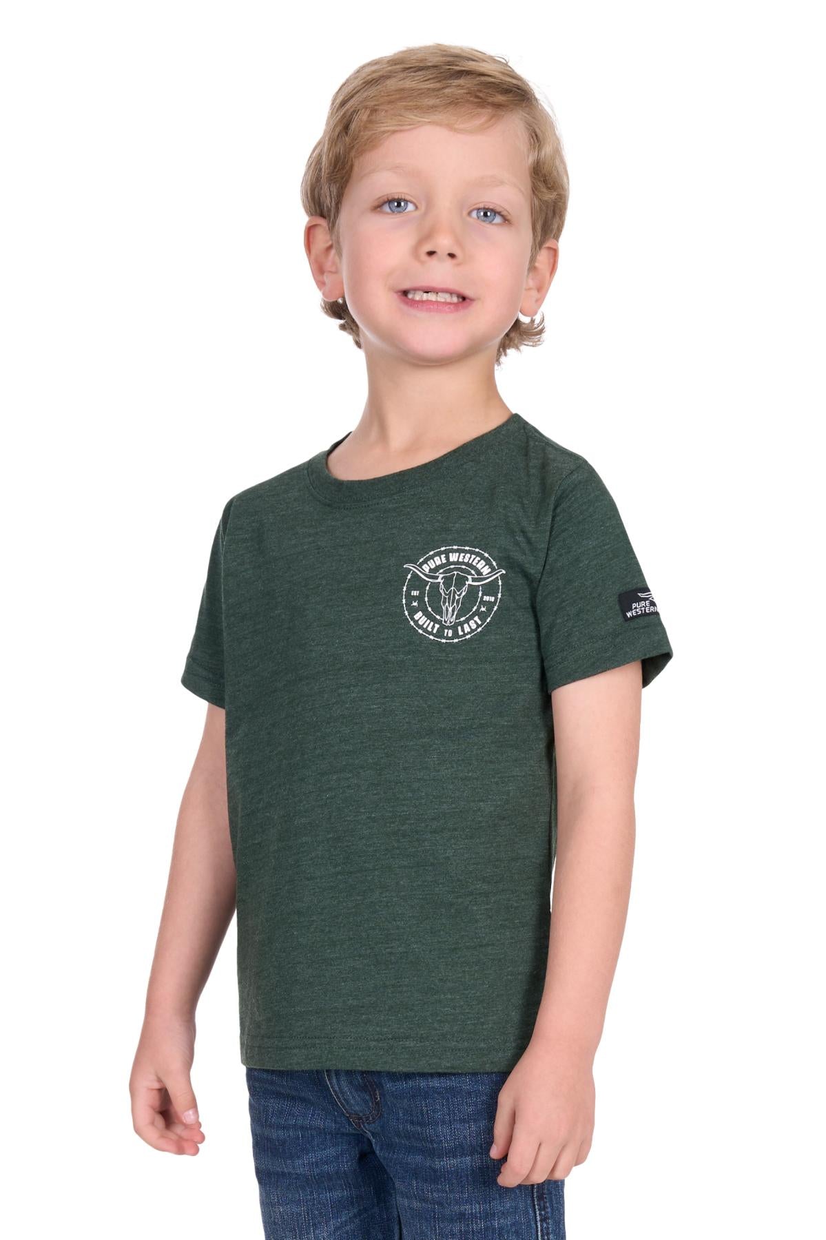 Pure Western Boys Walker S/S Tee - P5S3503083
